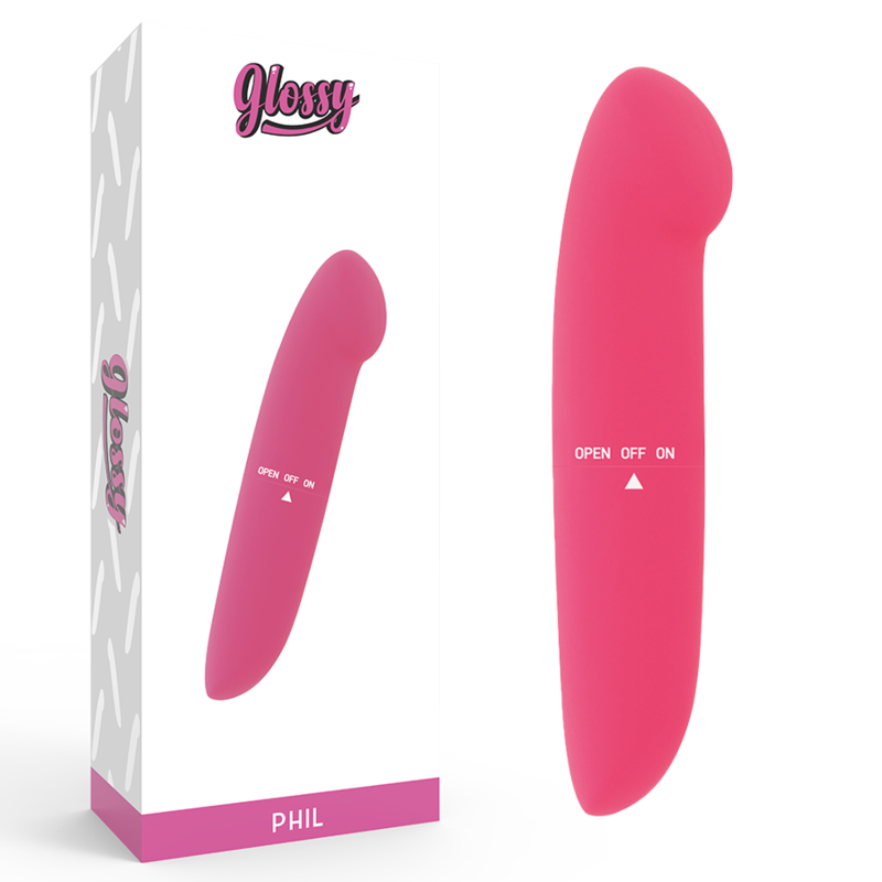 GLOSSY - PHIL VIBRATOR PINK GLOSSY - 1