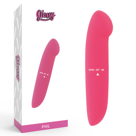 GLOSSY - PHIL VIBRATOR PINK