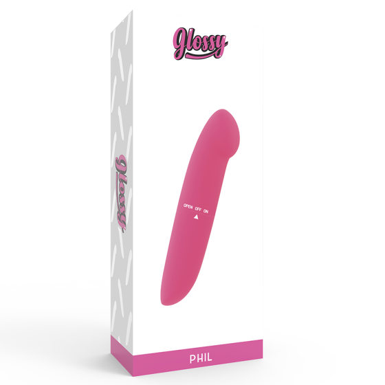 GLOSSY - PHIL VIBRATOR PINK GLOSSY - 4