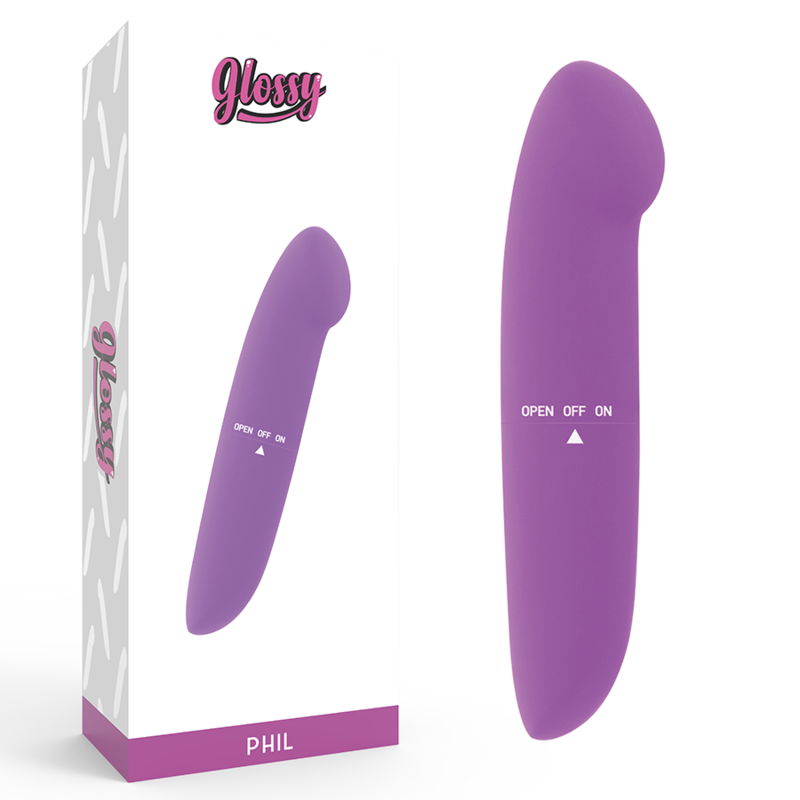 GLOSSY - PHIL VIBRATOR PURPLE GLOSSY - 1