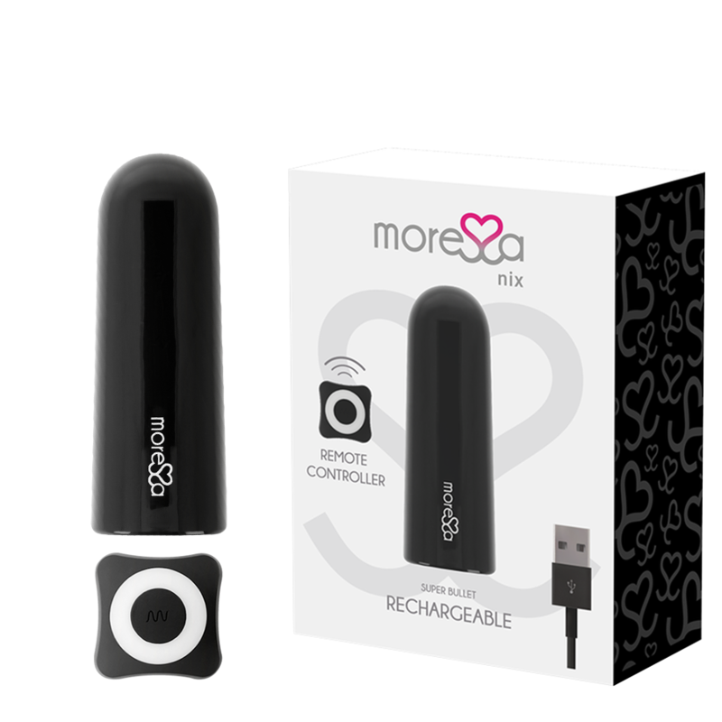 MORESSA - NIX VIBRATOR REMOTE CONTROL BLACK MORESSA - 1