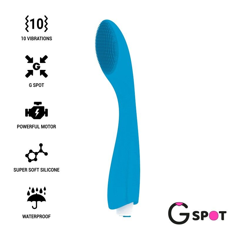 G-SPOT - GYLBERT TURQUOISE BLUE G-SPOT VIBRATOR G-SPOT - 1