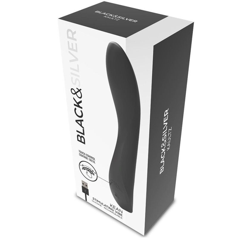 BLACK&SILVER - KEAN VIBRATOR TOUCH CONTROL BLACK&SILVER - 9