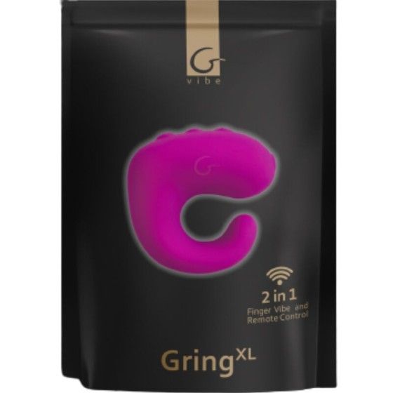 G-VIBE - FUN TOYS GRING VIBRATOR RING XL SWEET RASPBERRY G-VIBE - 3