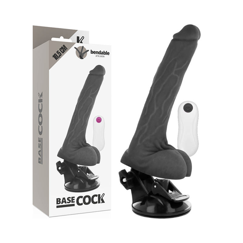 BASECOCK - REALISTIC ARTICULABLE REMOTE CONTROL BLACK 18.5 CM BASECOCK - 3