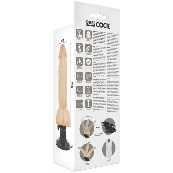 BASECOCK - REALISTIC ARTICULABLE REMOTE CONTROL FLESH 20 CM BASECOCK - 5