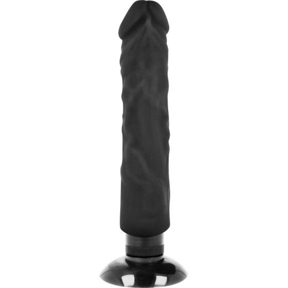 BASECOCK - REALISTIC VIBRATOR 2-1 BLACK 20 CM BASECOCK - 5