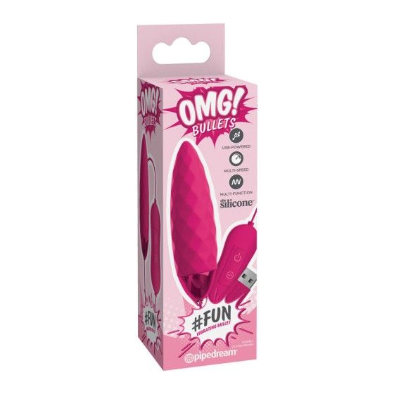 OMG - FUN VIBRATING BULLET PINK LUXE OMG - 3