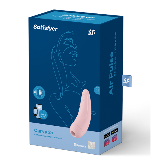 SATISFYER - CURVY 2 + PINK SATISFYER CONNECT - 7