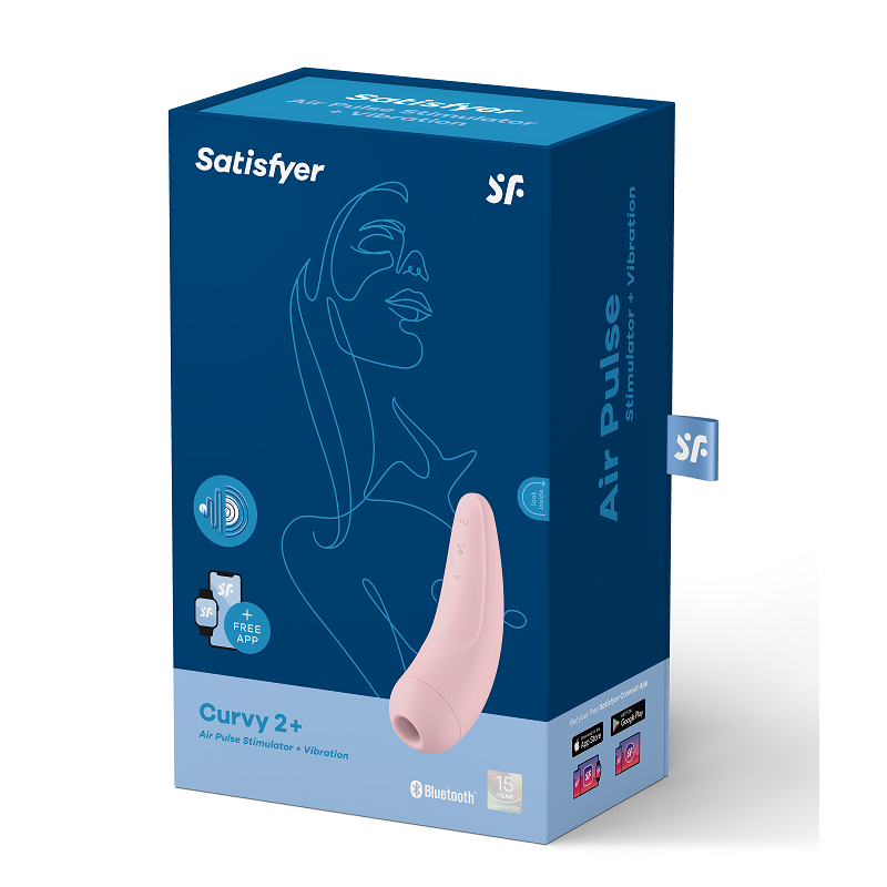 SATISFYER - CURVY 2 + PINK SATISFYER CONNECT - 7