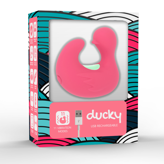 HAPPY LOKY - DUCKYMANIA RECHARGEABLE SILICONE STIMULATOR FINGER HAPPY LOKY - 4