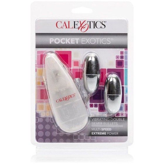 CALIFORNIA EXOTICS - VIBRATING BULLETS SILVER DUO CALIFORNIA EXOTICS - 3