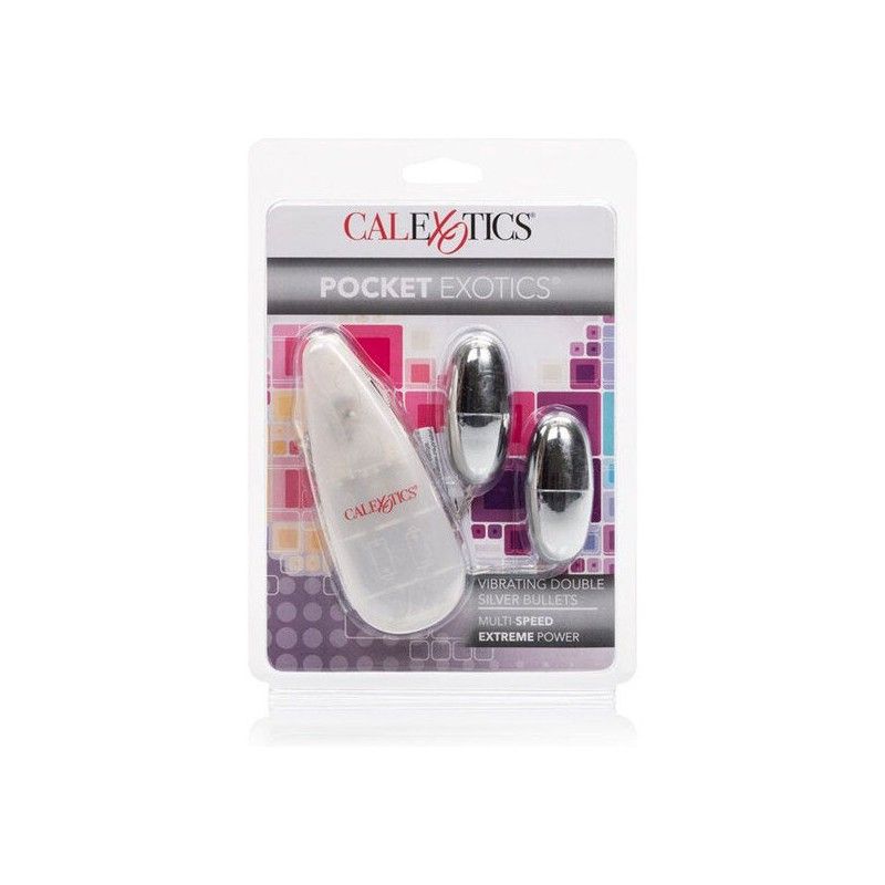 CALIFORNIA EXOTICS - VIBRATING BULLETS SILVER DUO CALIFORNIA EXOTICS - 3