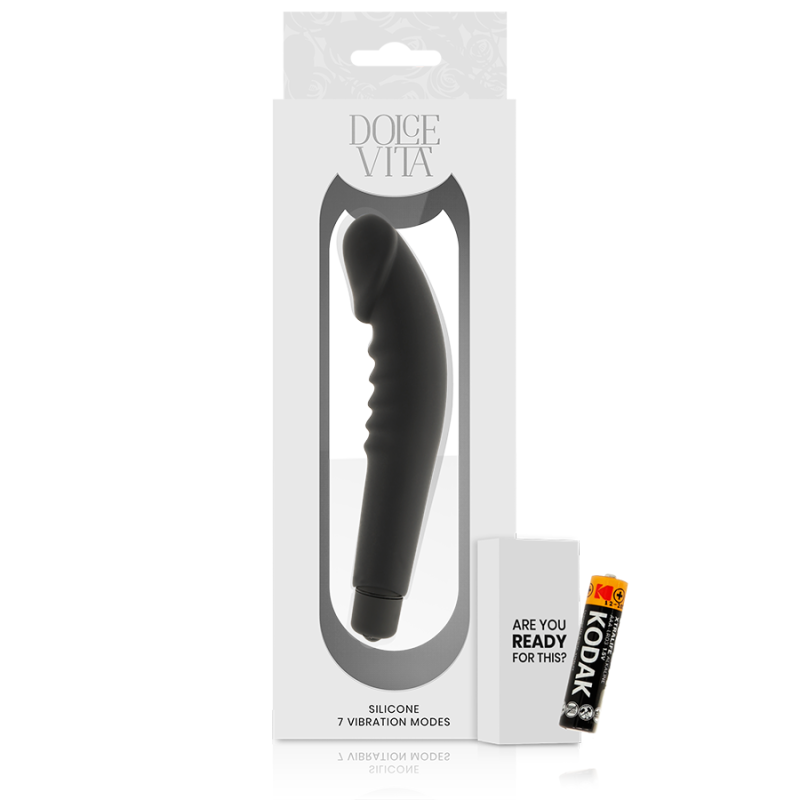 DOLCE VITA - REALISTIC PLEASURE BLACK SILICONE DOLCE VITA - 5