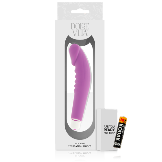 DOLCE VITA - REALISTIC PLEASURE PURPLE SILICONE DOLCE VITA - 5