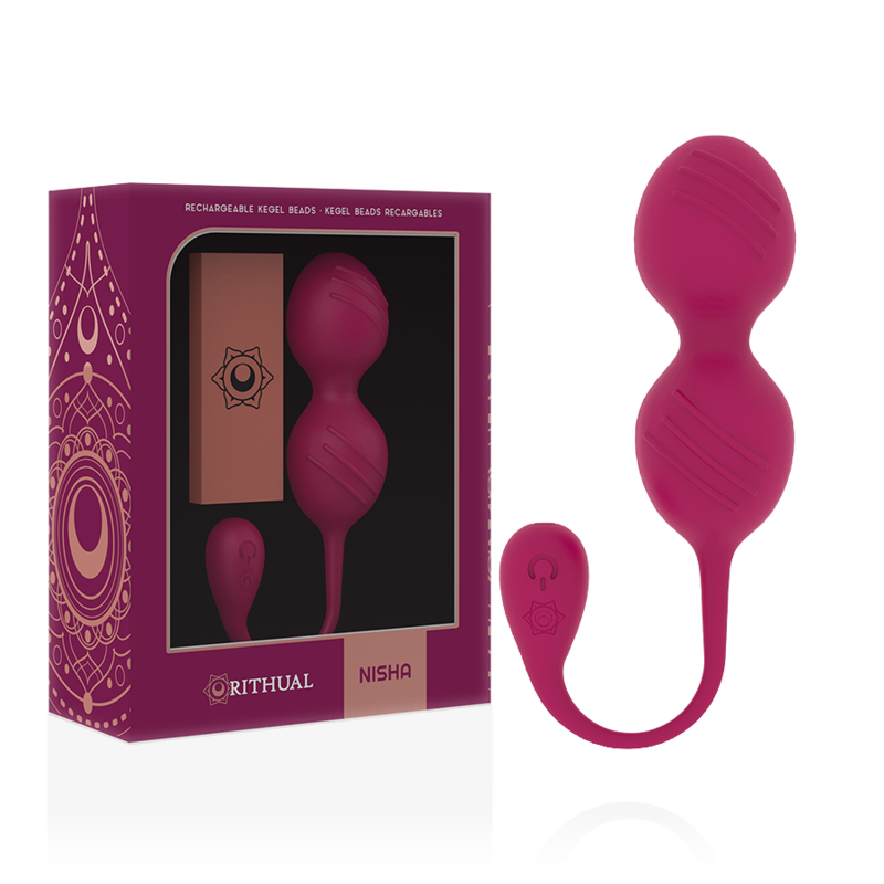 RITHUAL - NISHA RECHARGEABLE VIBRATING KEGEL BALLS ORCHID RITHUAL - 2