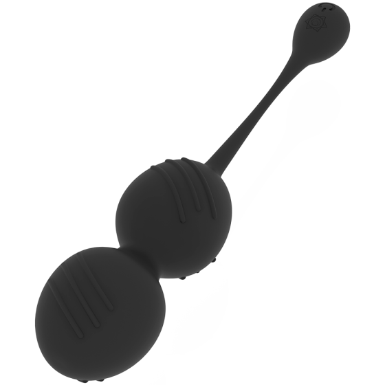 RITHUAL - NISHA RECHARGEABLE VIBRATING KEGEL BALLS BLACK RITHUAL - 5