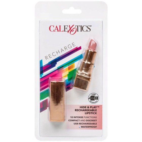 CALIFORNIA EXOTICS - BALA RECHARGEABLE LIPSTICK HIDE & PLAY SOFT PINK CALIFORNIA EXOTICS - 2