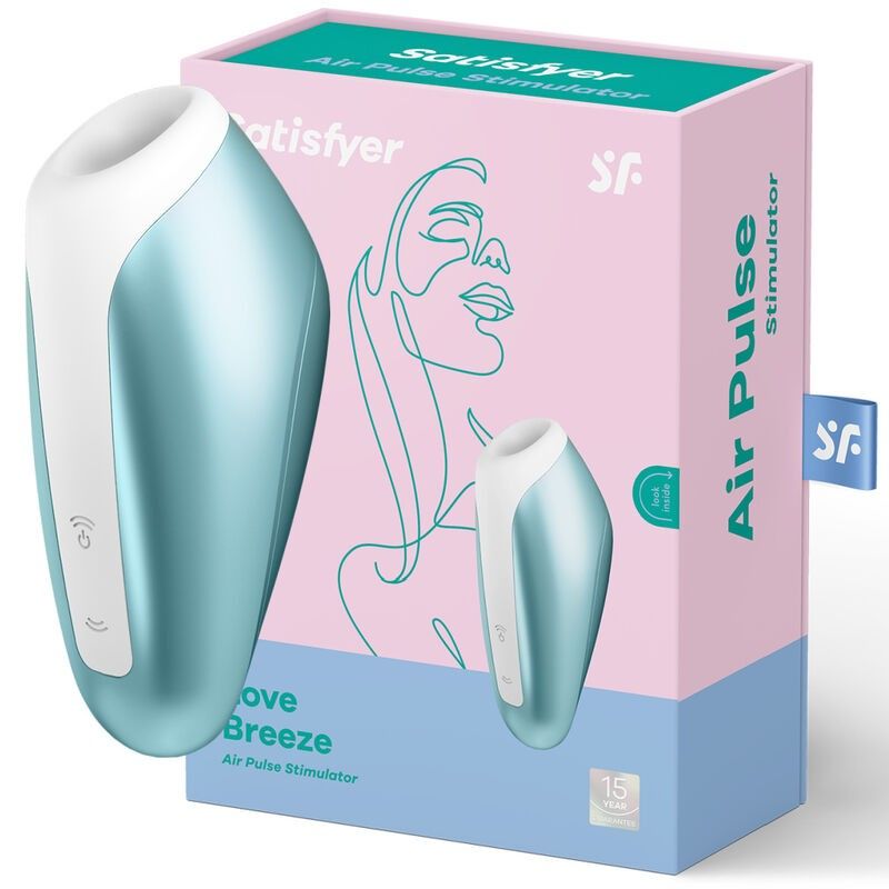 SATISFYER - LOVE BREEZE SUCTIONER ICE BLUE SATISFYER AIR PULSE - 1