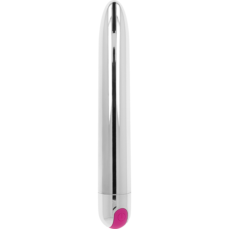 OHMAMA - RECHARGEABLE SILVER VIBRATOR 10 MODES 18.5 CM OHMAMA VIBRATORS - 2