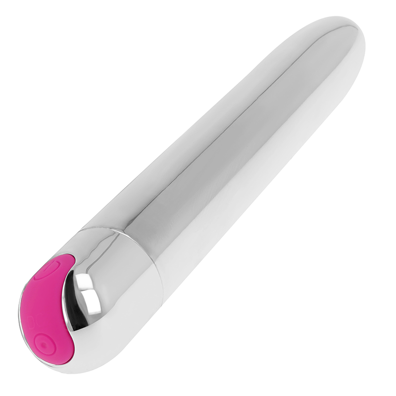 OHMAMA - RECHARGEABLE SILVER VIBRATOR 10 MODES 18.5 CM OHMAMA VIBRATORS - 3