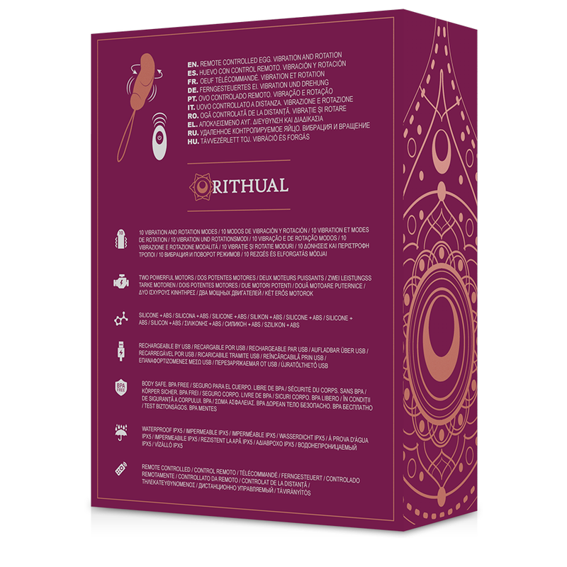 RITHUAL - ESHA EGG REMOTE CONTROL SYSTEM ROTATION + VIBRATION RITHUAL - 8