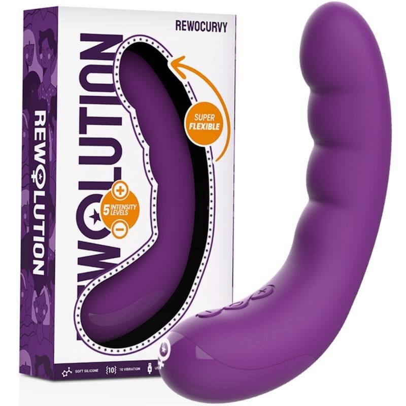 REWOLUTION - REWOCURVY RECHARGEABLE FLEXIBLE VIBRATOR REWOLUTION - 3