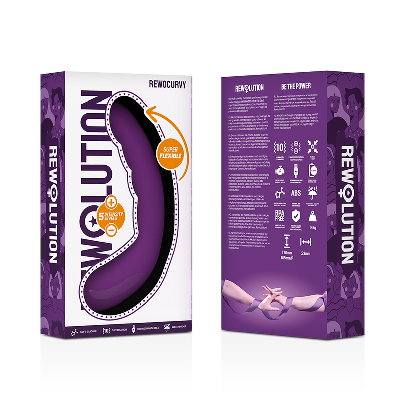 REWOLUTION - REWOCURVY RECHARGEABLE FLEXIBLE VIBRATOR REWOLUTION - 8