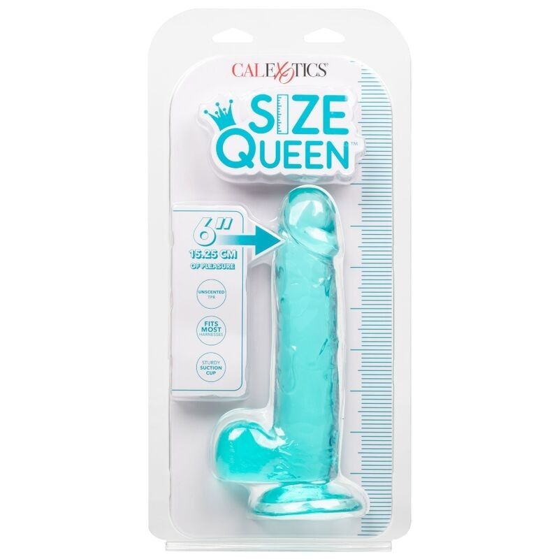 CALIFORNIA EXOTICS - SIZE QUEEN DILDO BLUE 15.3 CM CALIFORNIA EXOTICS - 6