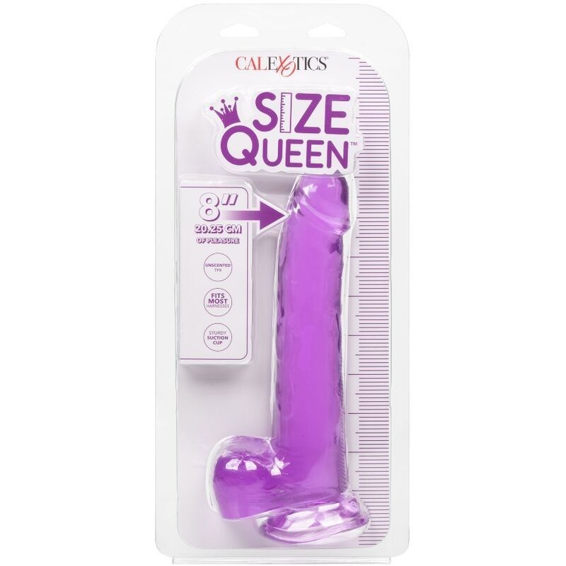 CALIFORNIA EXOTICS - SIZE QUEEN DILDO PURPLE 20.3 CM CALIFORNIA EXOTICS - 7