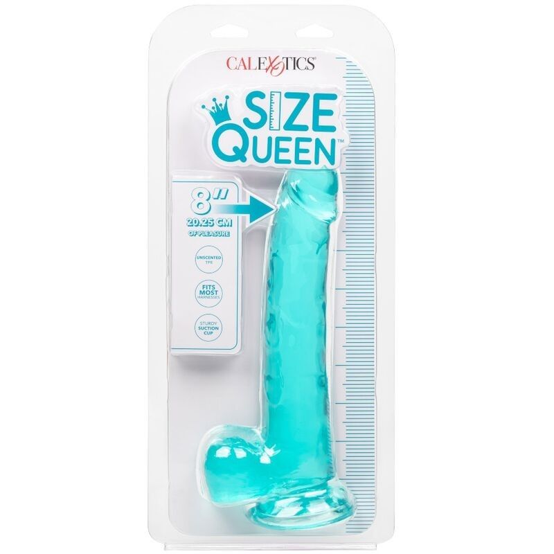 CALIFORNIA EXOTICS - SIZE QUEEN DILDO BLUE 20.3 CM CALIFORNIA EXOTICS - 7