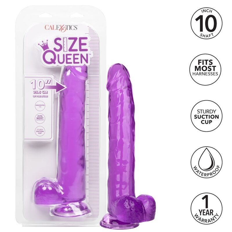 CALIFORNIA EXOTICS - SIZE QUEEN DILDO PURPLE 25.5 CM CALIFORNIA EXOTICS - 2