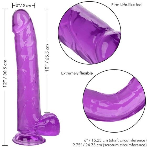 CALIFORNIA EXOTICS - SIZE QUEEN DILDO PURPLE 25.5 CM CALIFORNIA EXOTICS - 6