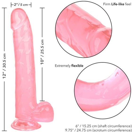 CALIFORNIA EXOTICS - SIZE QUEEN DILDO PINK 25.5 CM CALIFORNIA EXOTICS - 6