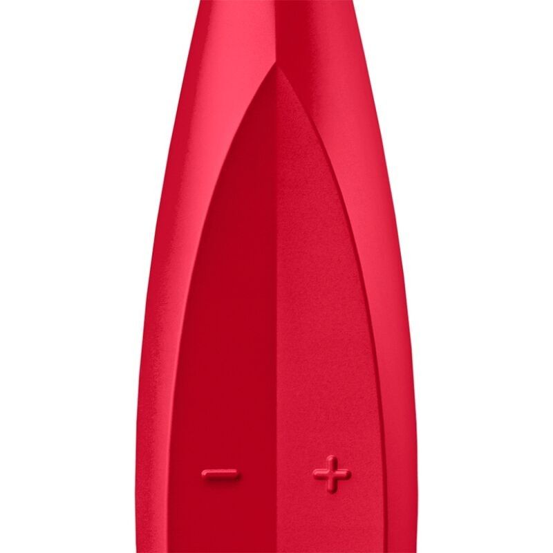 SATISFYER - TWIRLING FUN TIP VIBRATOR RED SATISFYER VIBRATOR - 3