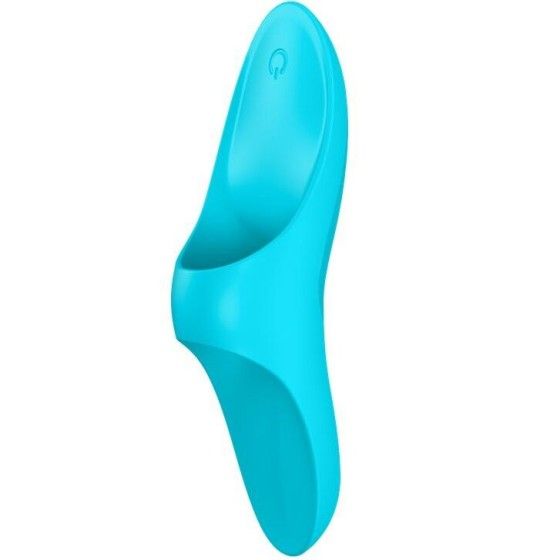 SATISFYER - TEASER FINGER VIBRATOR BLUE LIGHT SATISFYER VIBRATOR - 1