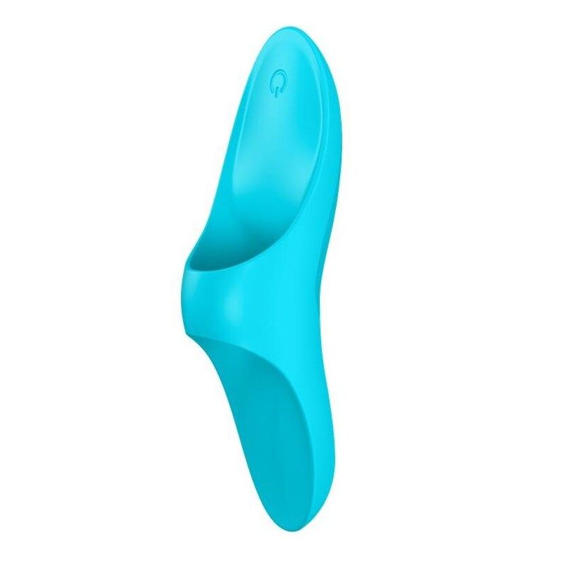 SATISFYER - TEASER FINGER VIBRATOR BLUE LIGHT SATISFYER VIBRATOR - 1