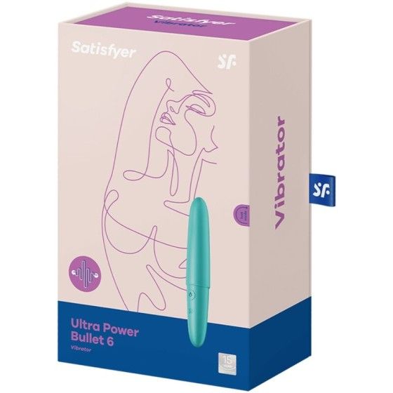 SATISFYER - ULTRA POWER BULLET 6 TURQUOISE SATISFYER VIBRATOR - 3