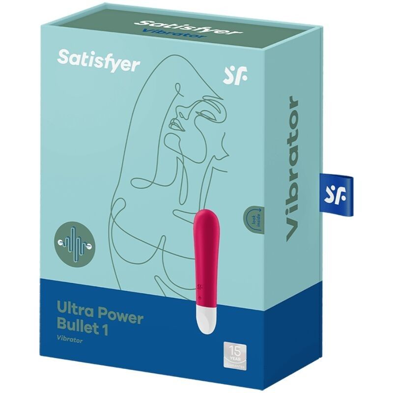 SATISFYER - ULTRA POWER BULLET 1 RED SATISFYER VIBRATOR - 3