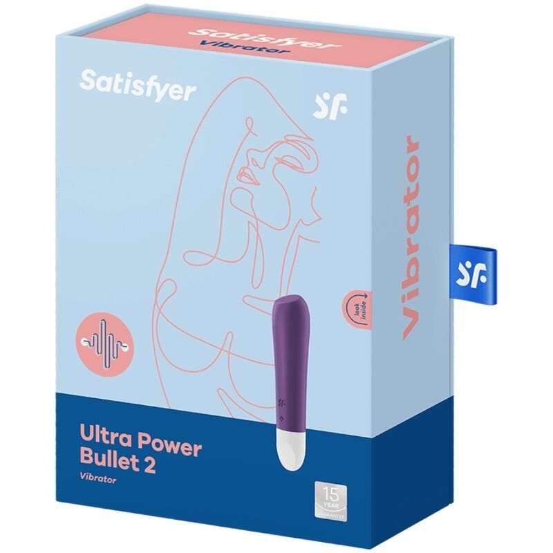 SATISFYER - ULTRA POWER BULLET 2 PURPLE SATISFYER VIBRATOR - 3
