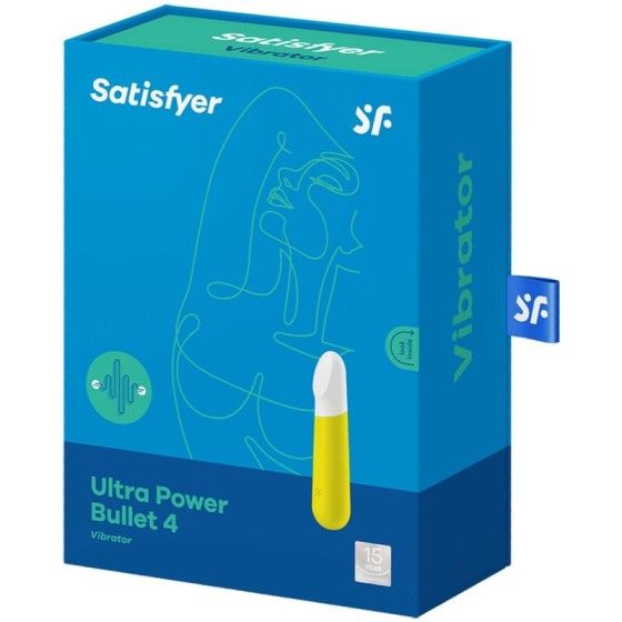 SATISFYER - ULTRA POWER BULLET 3 YELLOW SATISFYER VIBRATOR - 3