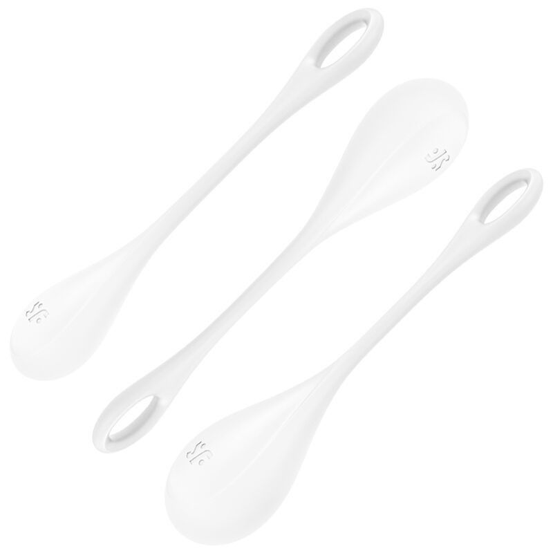 SATISFYER - YONI POWER 1 TRAINING SET WHITE SATISFYER BALLS - 1