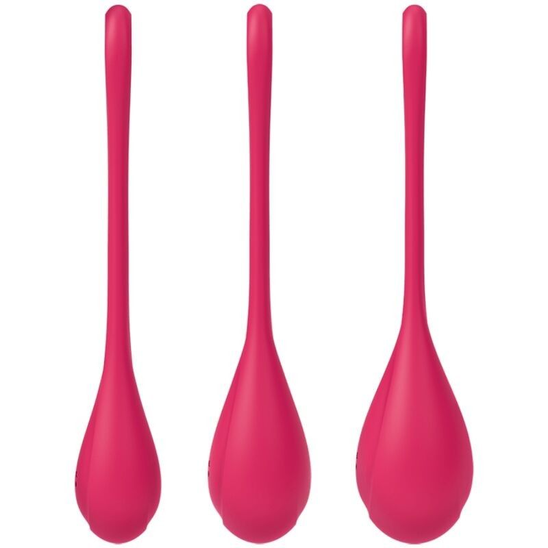 SATISFYER - YONI POWER 1 TRAINING SET RED SATISFYER BALLS - 3