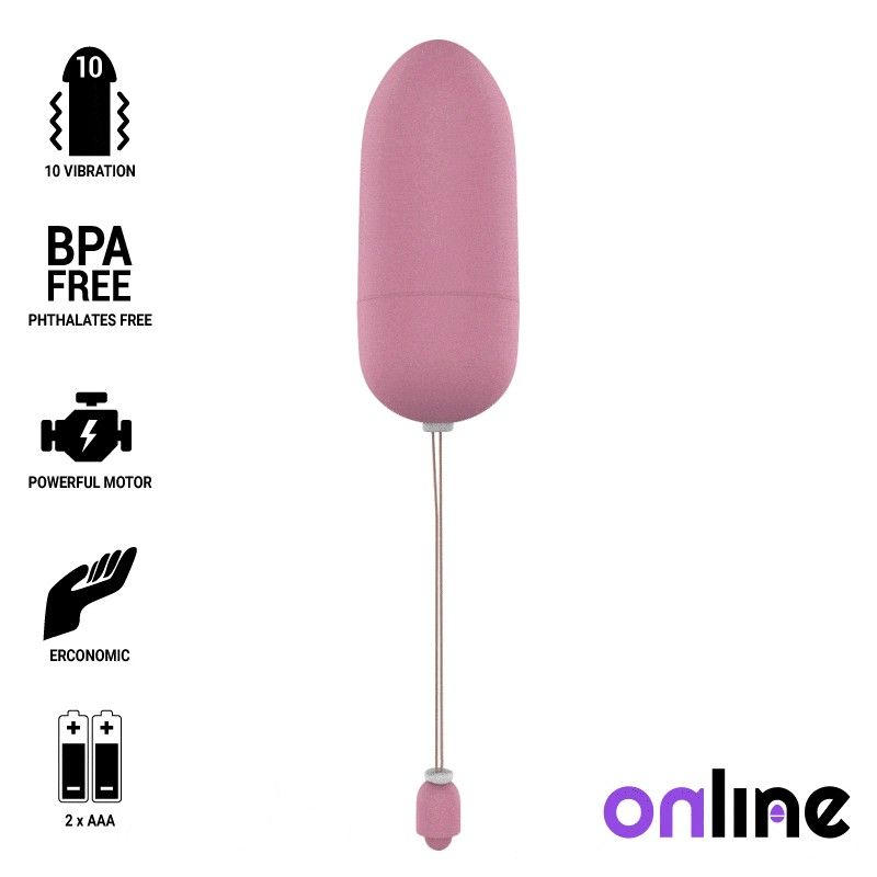 ONLINE - WATERPROOF VIBRATING EGG PINK ONLINE - 1