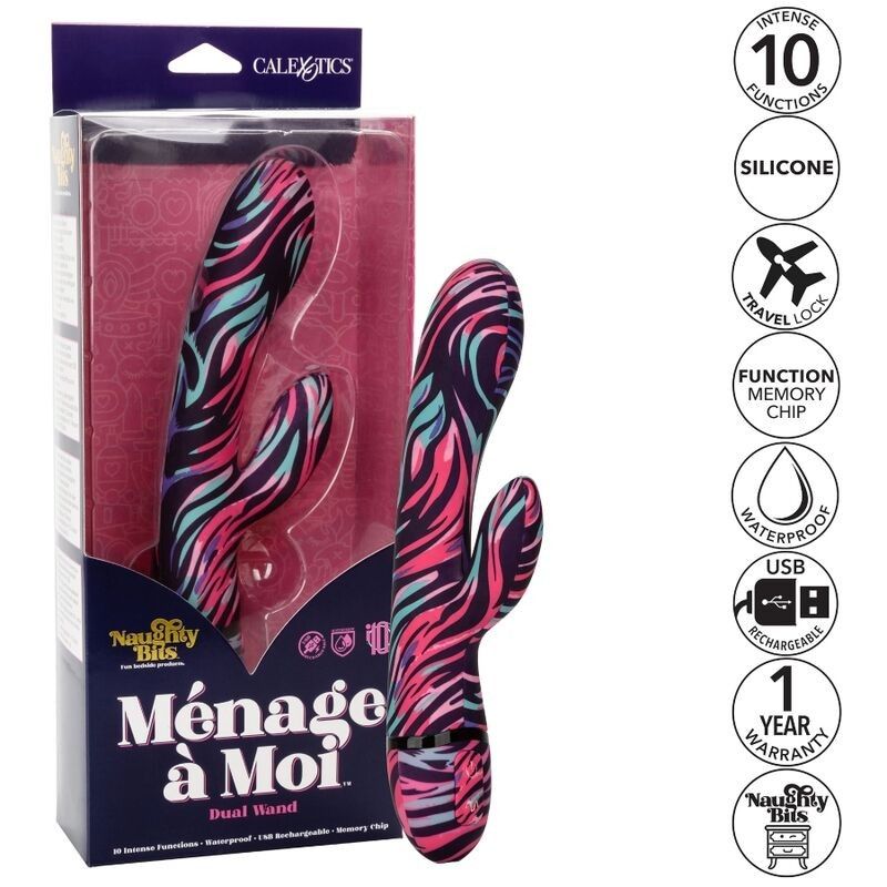 CALIFORNIA EXOTICS - MENAGE A MOI DUAL WAND VIBRATOR CALIFORNIA EXOTICS - 3