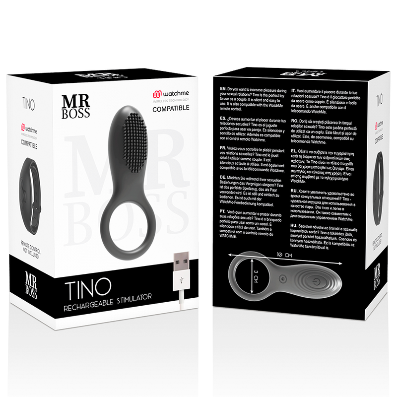 MR BOSS - TINO STIMULATOR RING COMPATIBLE WITH WATCHME WIRELESS TECHNOLOGY MR. BOSS - 11