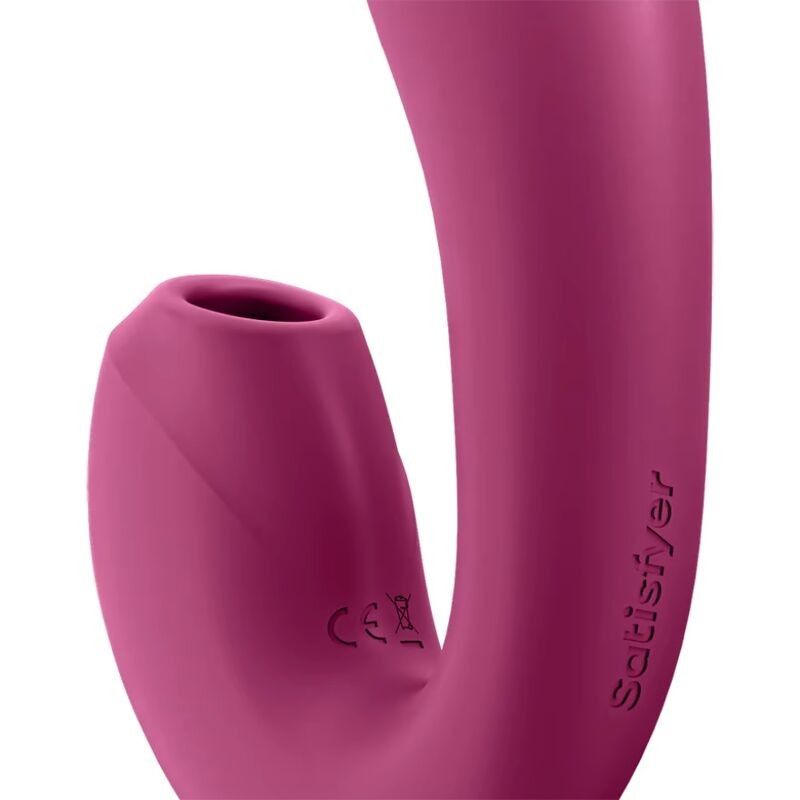 SATISFYER - SUNRAY STIMULATOR AND VIBRATOR APP RED SATISFYER CONNECT - 2