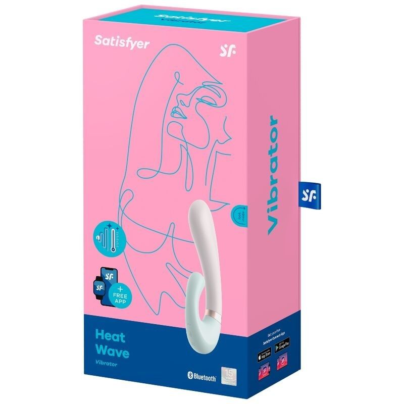 SATISFYER - HEAT WAVE VIBRATOR APP WHITE SATISFYER CONNECT - 4