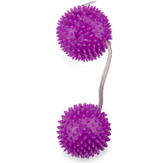 BAILE - A DEEPLY PLEASURE PURPLE TEXTURED BALLS 3.60 CM BAILE STIMULATING - 1