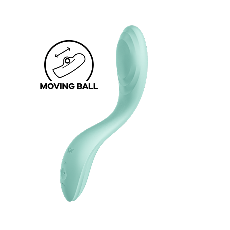 SATISFYER - RRROLLING PLEASURE GSPOT VIBRATOR GREEN SATISFYER VIBRATOR - 1